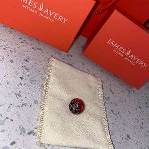 *RETIRED* Red Hearts Finial James Avery Charm